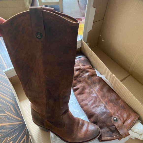 FRYE AND CO. Brown Heeled Boots - Picture 6 of 16